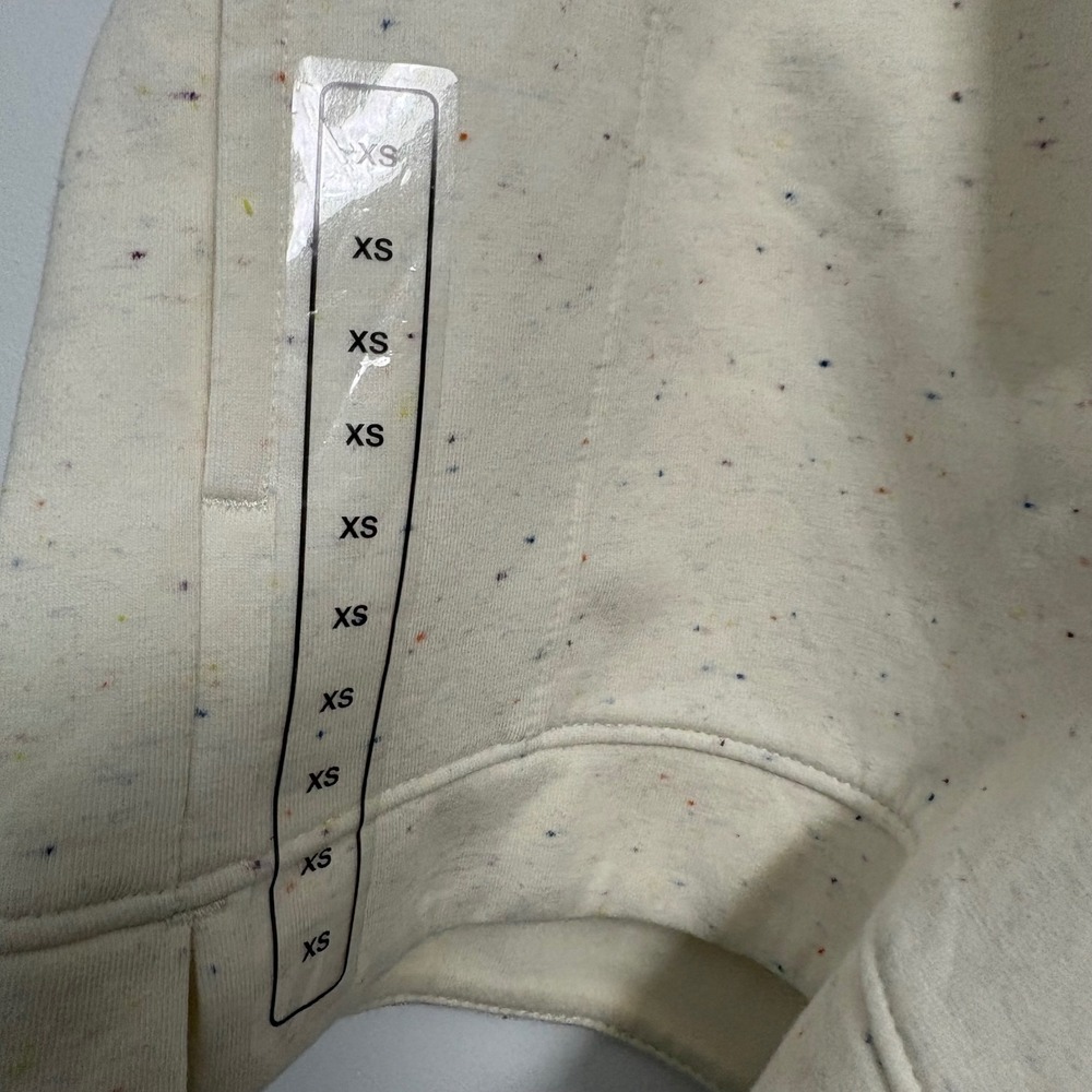 DSG Girls Sport‎ Fleece Mid-Rise Short Cream Speckled XS 6-7 New